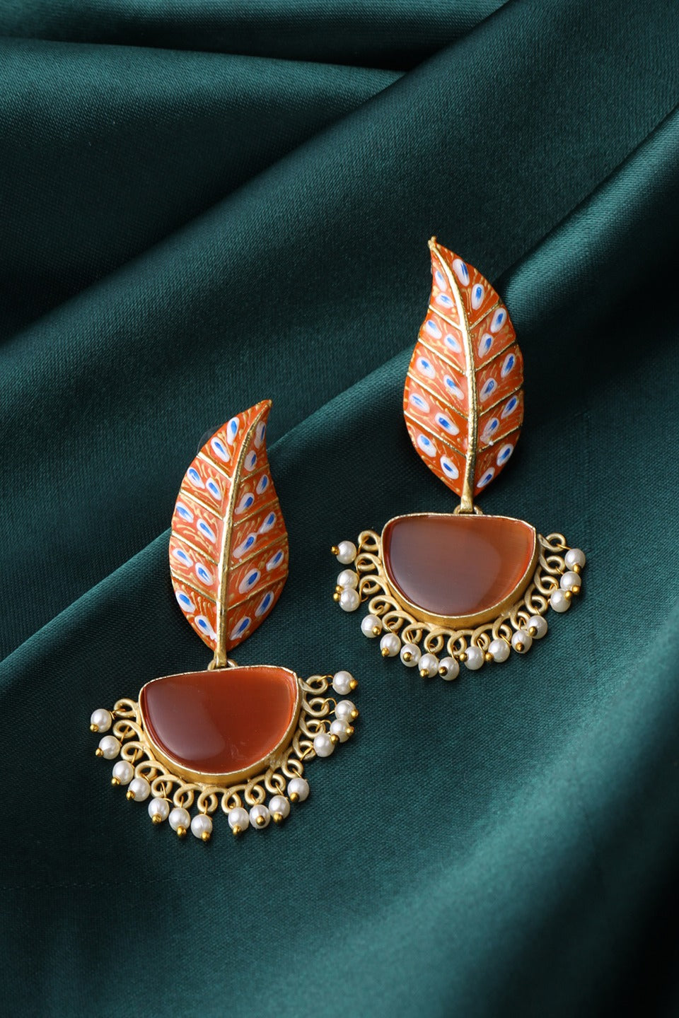 Small Jhumka earrings|American Diamond Jhumka Jhumki|South Indian Earr –  Indian Designs